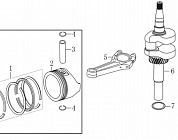6 БЛОК - КЛАПАНА -ПОРШЕНЬ -ЦИЛИНДР -КОЛЕНВАЛ КУЛЬТИВАТОР CHAMPION ВC4401  |ремонт| в СПБ