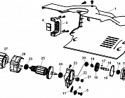 3 ДВИГАТЕЛЬ | СНЕГОУБОРЩИК CHAMPION STE1650 | Запчасти по России | СПБ