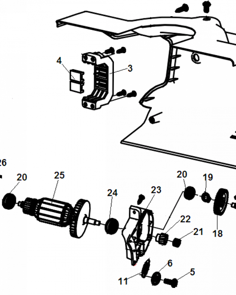 3 ДВИГАТЕЛЬ | СНЕГОУБОРЩИК CHAMPION STE1650 | Запчасти по России | СПБ