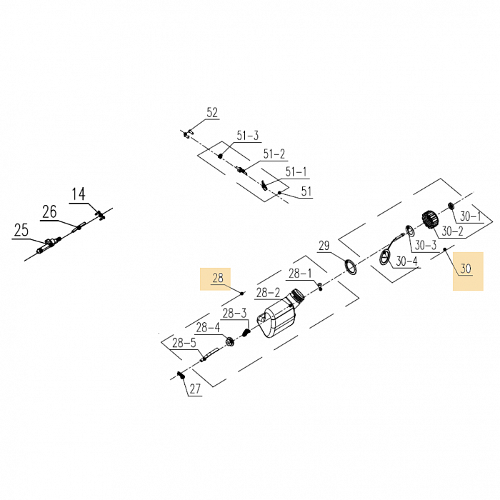 4 БАК - МАСЛОНАСОС | Запчасти для электропилы чемпион 522N-18 |