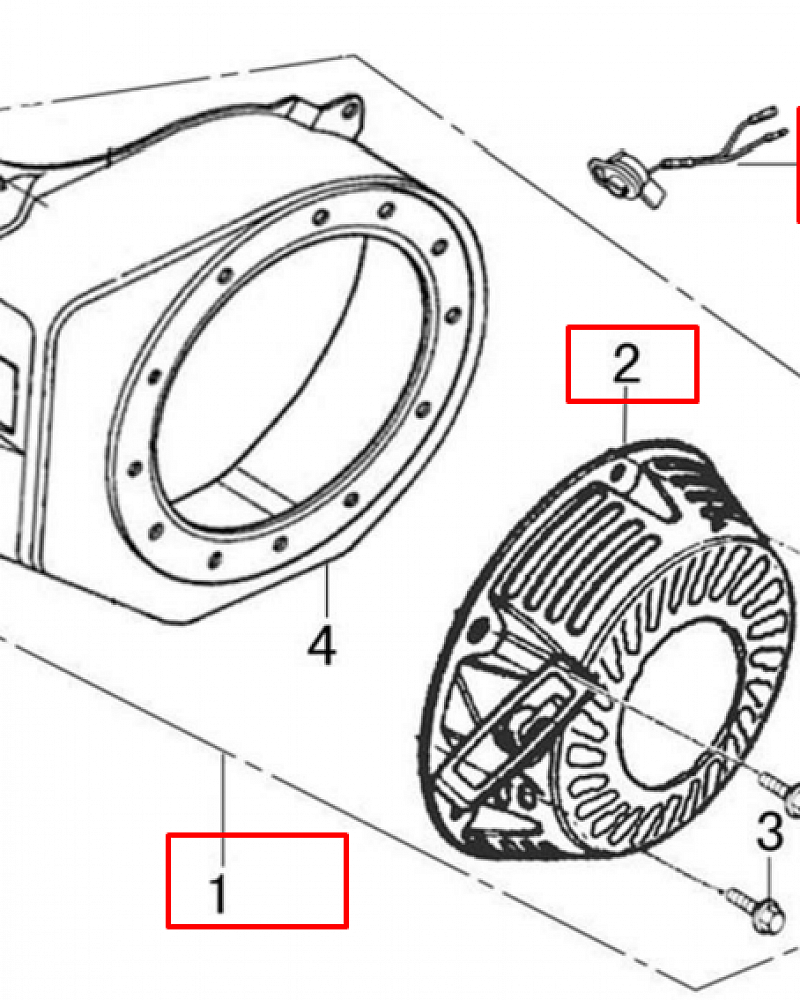 8  | СТАРТЕР | Запчасти для виброплиты чемпион | PC1050FT | Поставка по России | 