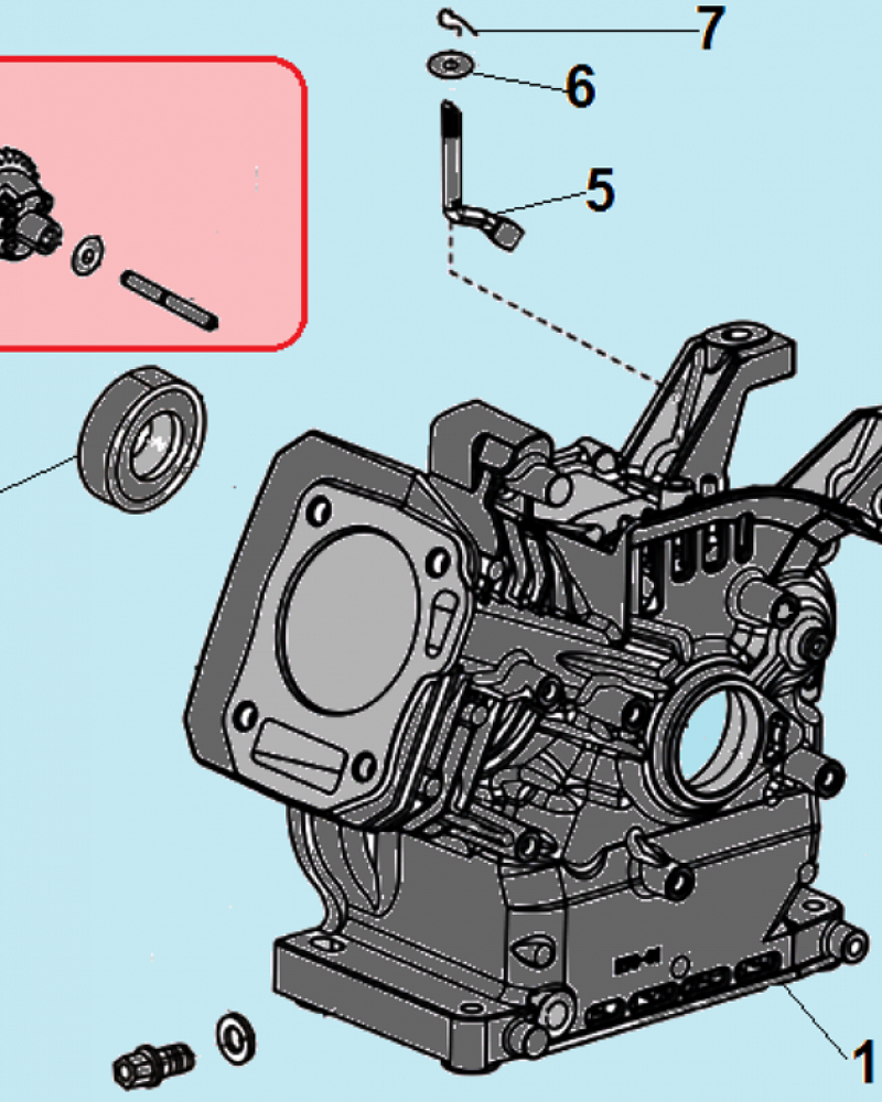 7 ЦИЛИНДР - МАГНЕТО КУЛЬТИВАТОР CHAMPION ВC6712  | ремонт | в СПБ