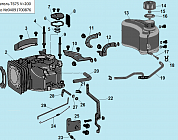 "6 ЦИЛИНДР - БАК - МАГНЕТО Газонокосилка CHAMPION | до 2019 года | LM5345 Двигатель Т675 V=200 см³ до №04091700876  | Ремонт | Запчасти | в СПБ"