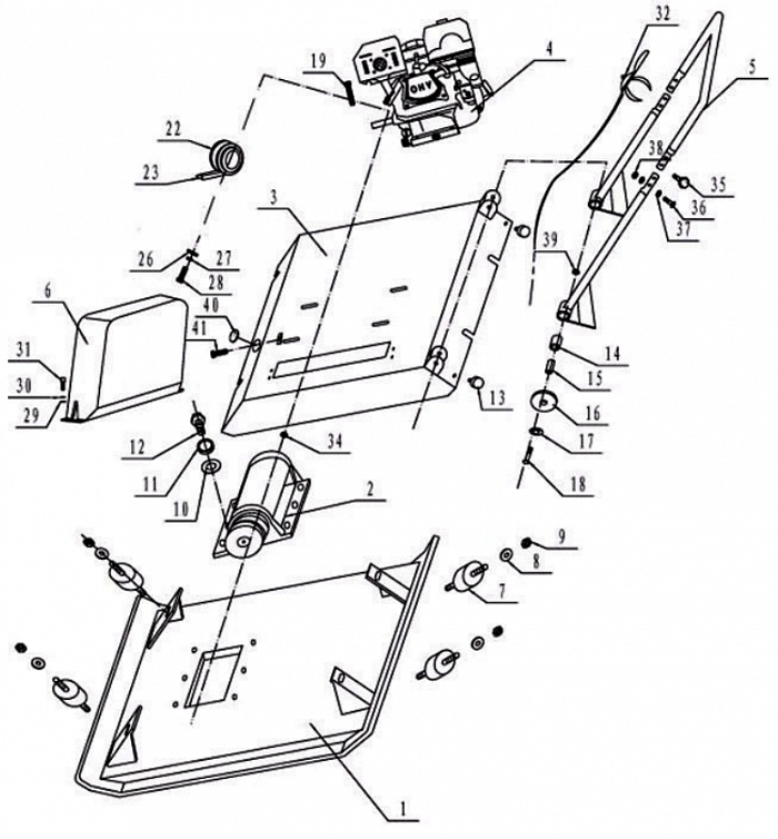 1 ДВИГАТЕЛЬ - ВИБРАТОР -  ПЛОЩАДКА ВИБРОПЛИТА CHAMPION PC9045FH  | ремонт | в СПБ