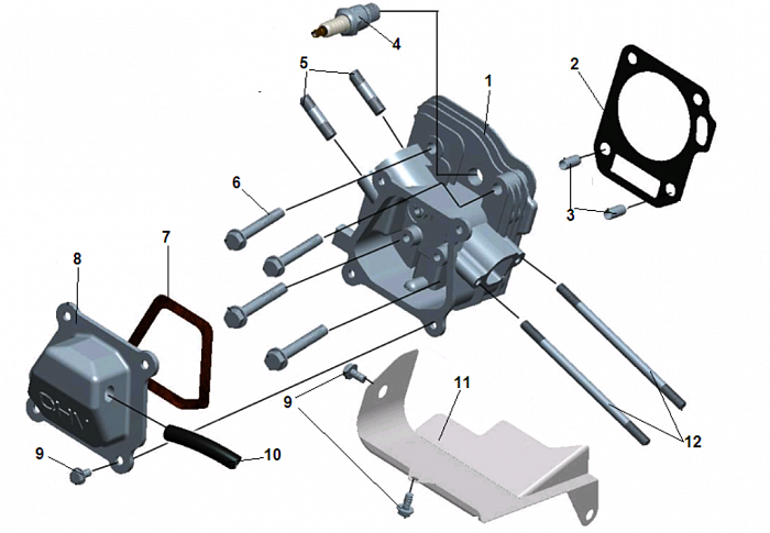 2 ГОЛОВКА БЛОКА МОТОПОМПА CHAMPION  GP52 | до 2019 года | ремонт | в СПБ