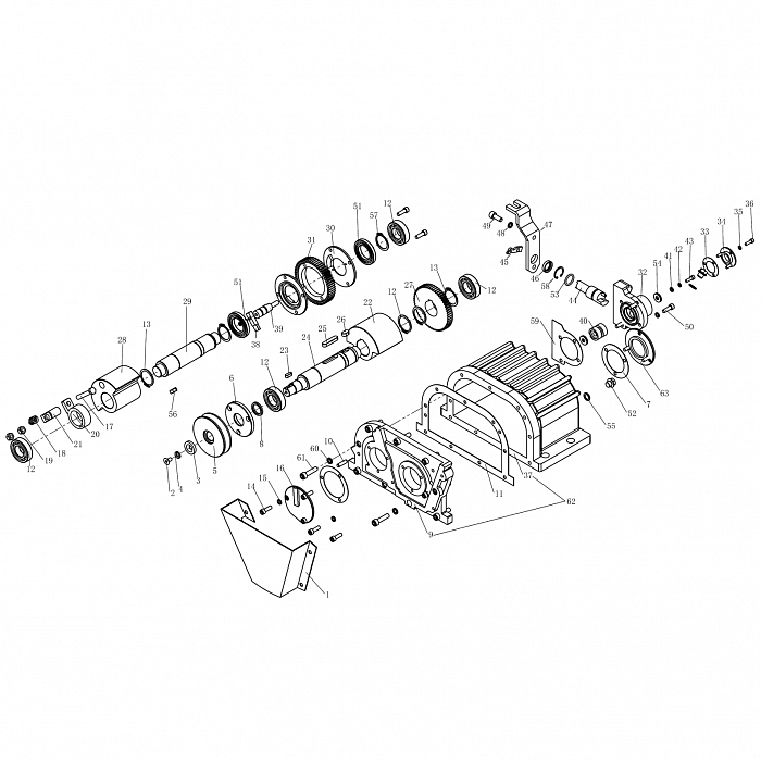 3  | ВИБРАТОР | Запчасти для виброплиты чемпион | PC1645RH | Поставка по России |