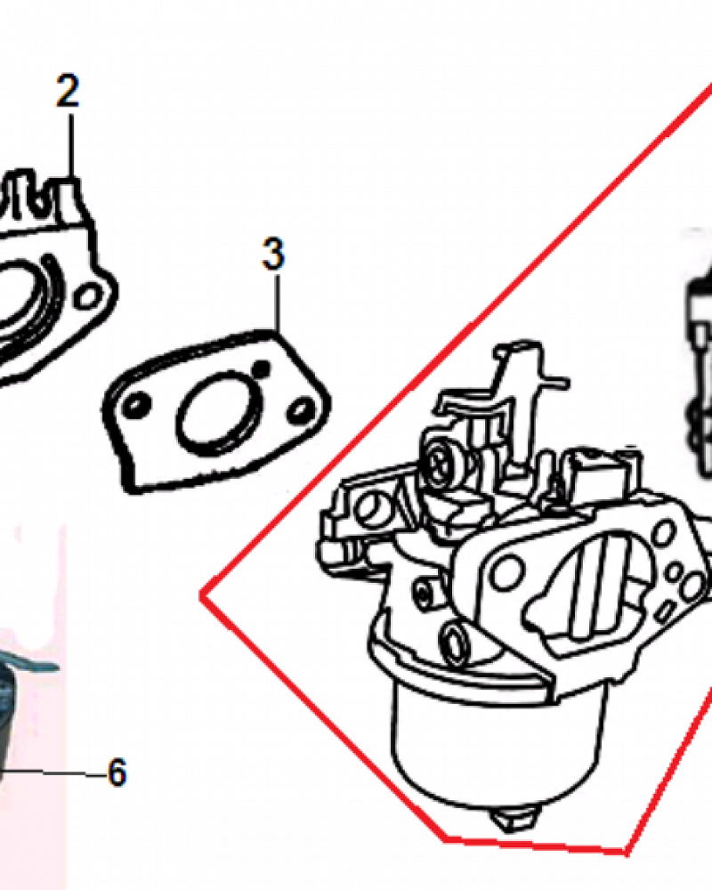 10 КАРБЮРАТОР ГЕНЕРАТОР CHAMPION LPG6500E