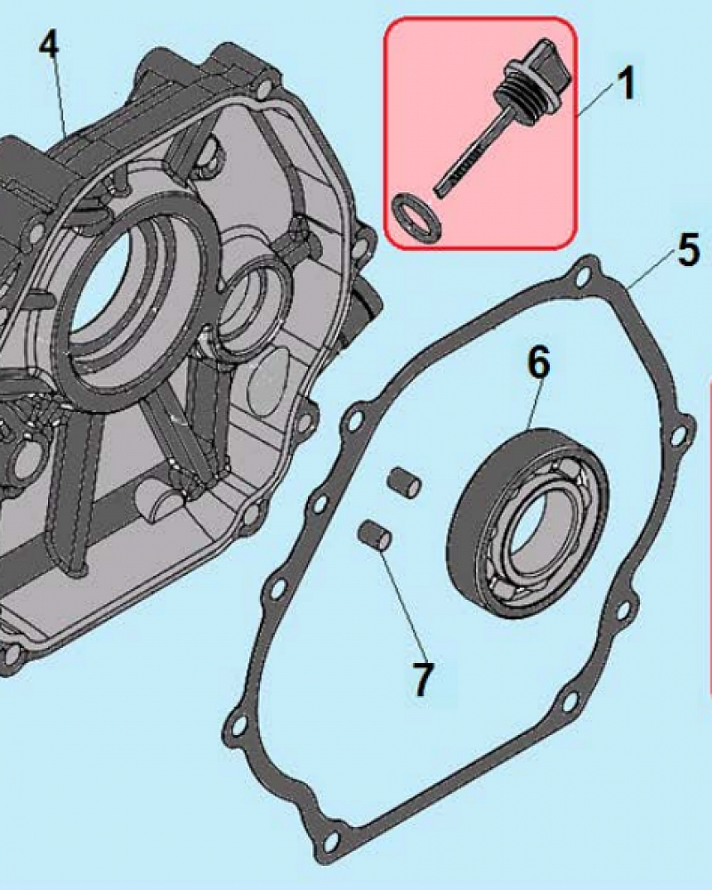 4 КРЫШКА МОТОПОМПА CHAMPION GTP80H  | ремонт | в СПБ