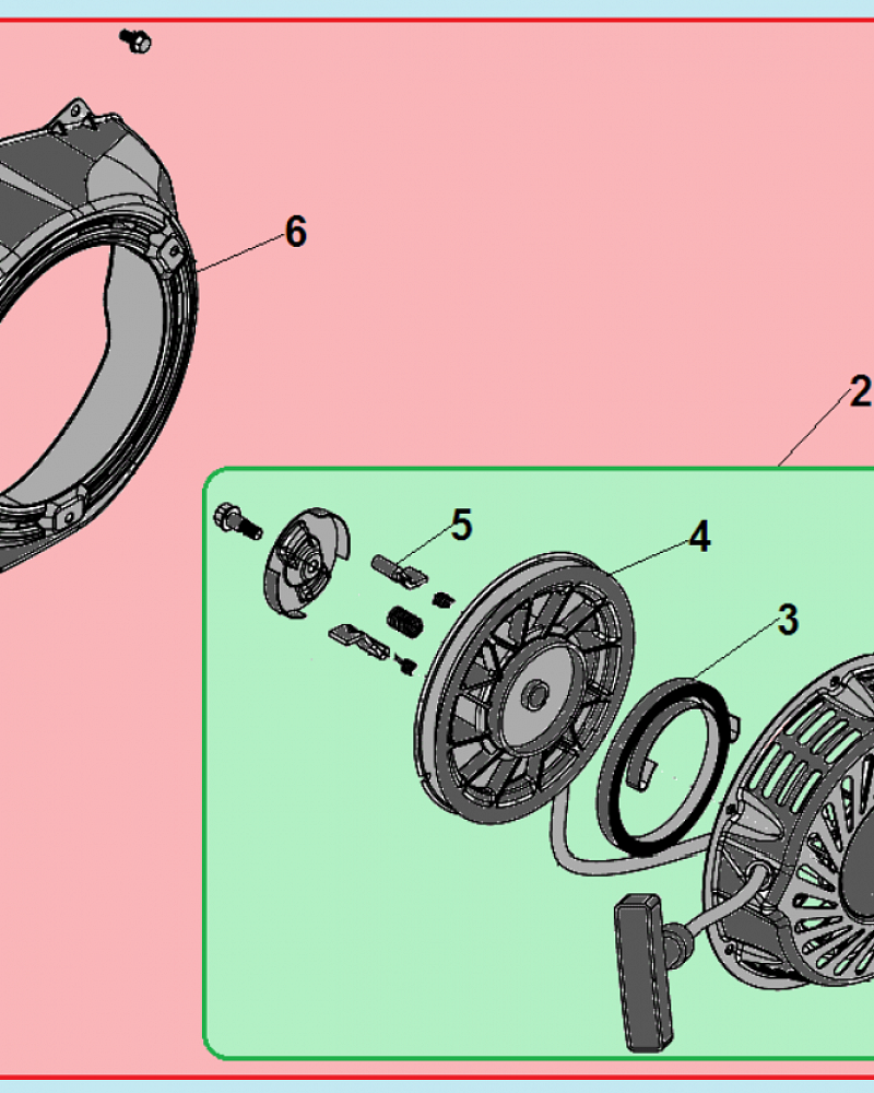14 СТАРТЕР КУЛЬТИВАТОР CHAMPION ВС7713  | ремонт | в СПБ