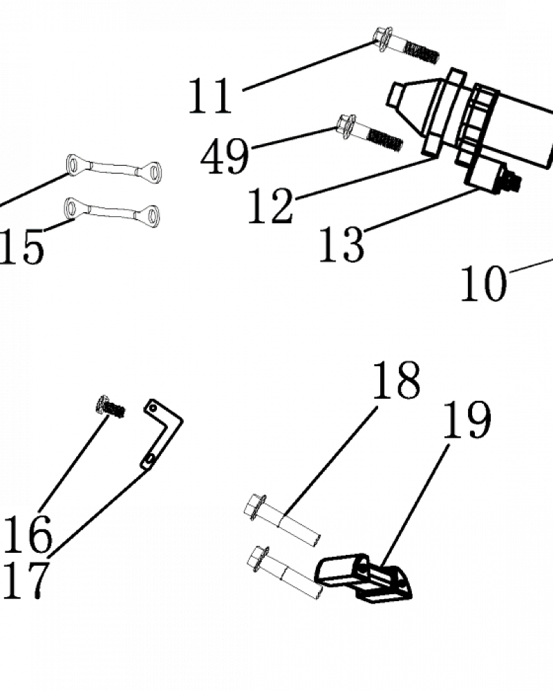 14 | Стартер с реле | Запчасти для генератора чемпион | GG3200EW  | Сервис - Магазин |