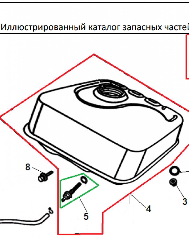 22 БАК | СНЕГОУБОРЩИК CHAMPION ST1376E |Запчасти по России | СПБ