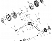 2 | КОЛЕСА  | Запчасти для газонокосилки чемпион |  LM4627  после 2019 года |  после номера s/n 32031902401 | Поставка по России | Сервис - Ремонт