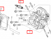 2 | ГОЛОВКА БЛОКА | Запчасти для мотопомпы чемпион | GP52 после 2019 года  | после s/n 30181901293 | Поставка по России |