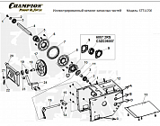 7 ПРИВОД - ШЕСТЕРНИ | СНЕГОУБОРЩИК CHAMPION STT1170E |Запчасти по России | СПБ
