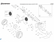 3 | ШКИВ - ШЕСТЕРНИ - КОЛЕСА | Запчасти для снегоуборщика чемпион ST861 | Магазин-Сервис в СПБ |