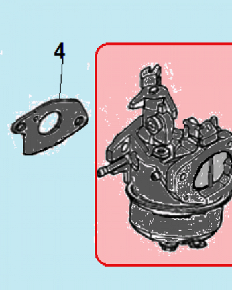 10 КАРБЮРАТОР ВИБРОТРАМБОВКА CHAMPION TR72  | ремонт | в СПБ