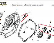 11 КРЫШКА | СНЕГОУБОРЩИК CHAMPION ST1376E |Запчасти по России | СПБ