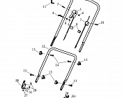 4 | ТРОС - РУЧКА | Запчасти для газонокосилки чемпион | LM4122 обновлена с 21.04.2022 года до s/n 33042001001 номера  | Сервис - Ремонт - поставка запчастей по России