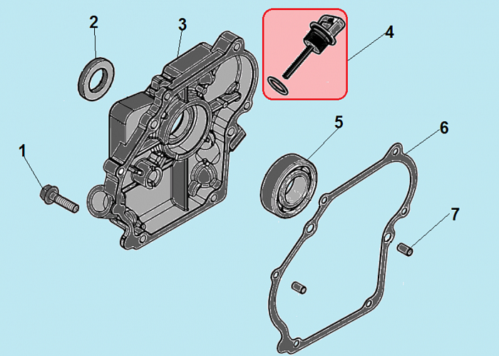 6 КРЫШКА КУЛЬТИВАТОР CHAMPION ВC4311  |ремонт| в СПБ