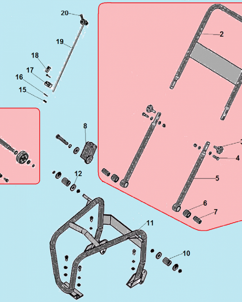 2 РУЧКА ВИБРОПЛИТА CHAMPION PC9750FT  | ремонт | в СПБ