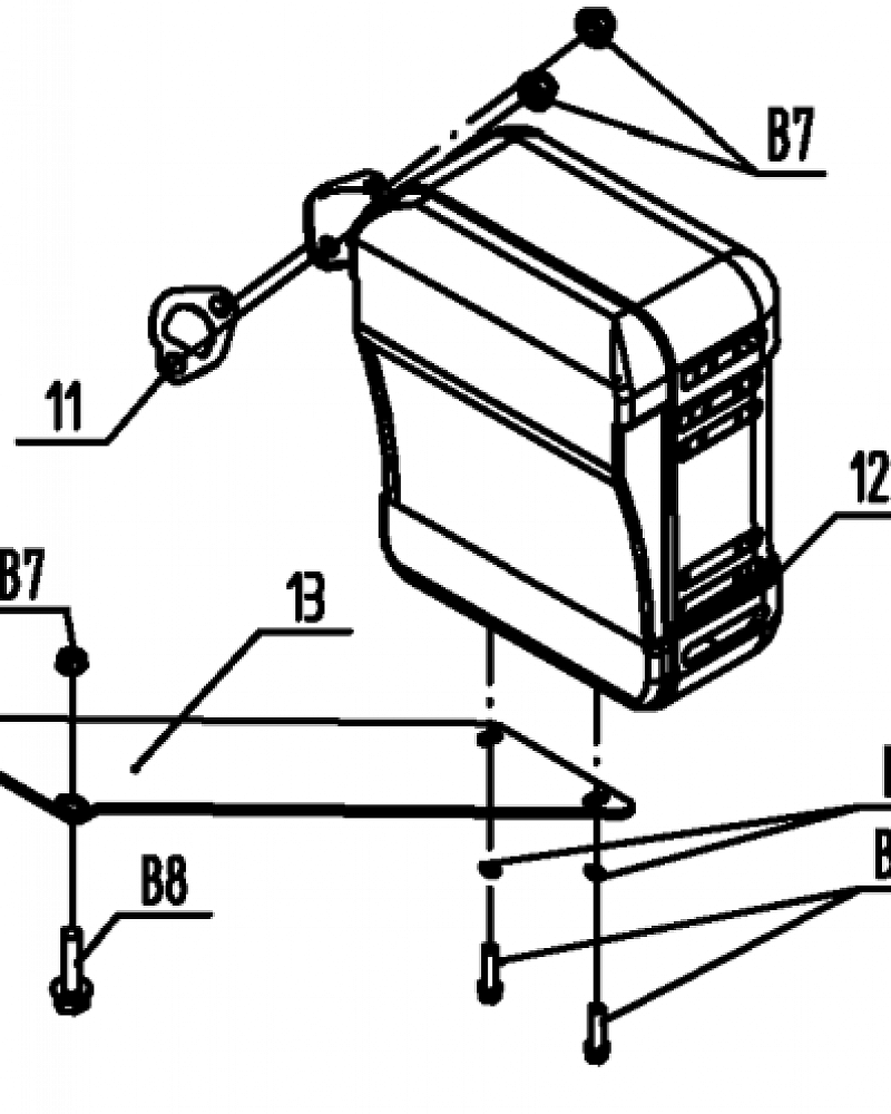 5  | Глушитель | Запчасти для генератора чемпион | GG3301C | после 2019 года | после s/n 30051900319   | Поставка по России | 