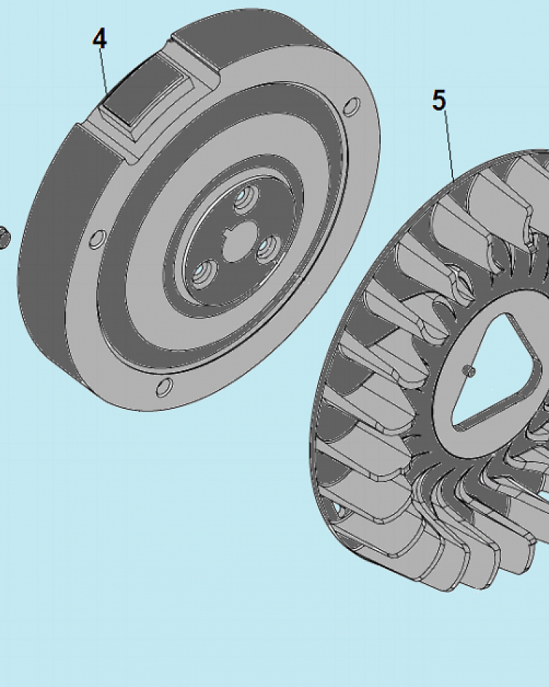 19 МАГНЕТО - МАХОВИК МОТОБЛОК CHAMPION ВC1193  | ремонт | в СПБ