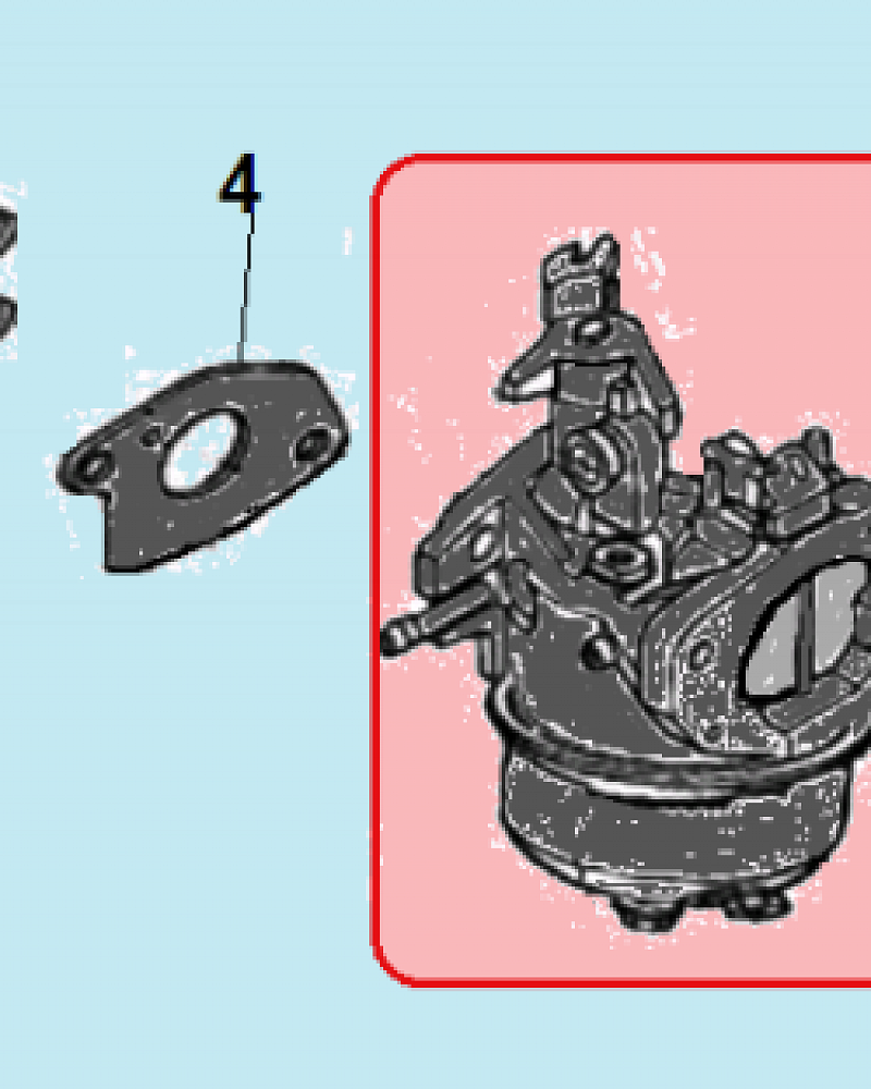 12 КАРБЮРАТОР КУЛЬТИВАТОР CHAMPION ВC7712  | ремонт | в СПБ