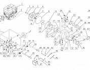 1 КОРПУС - УЛИТКА -САЛЬНИК - КРЫЛЬЧАТКА МОТОПОМПА CHAMPION GTP101E  | ремонт | в СПБ