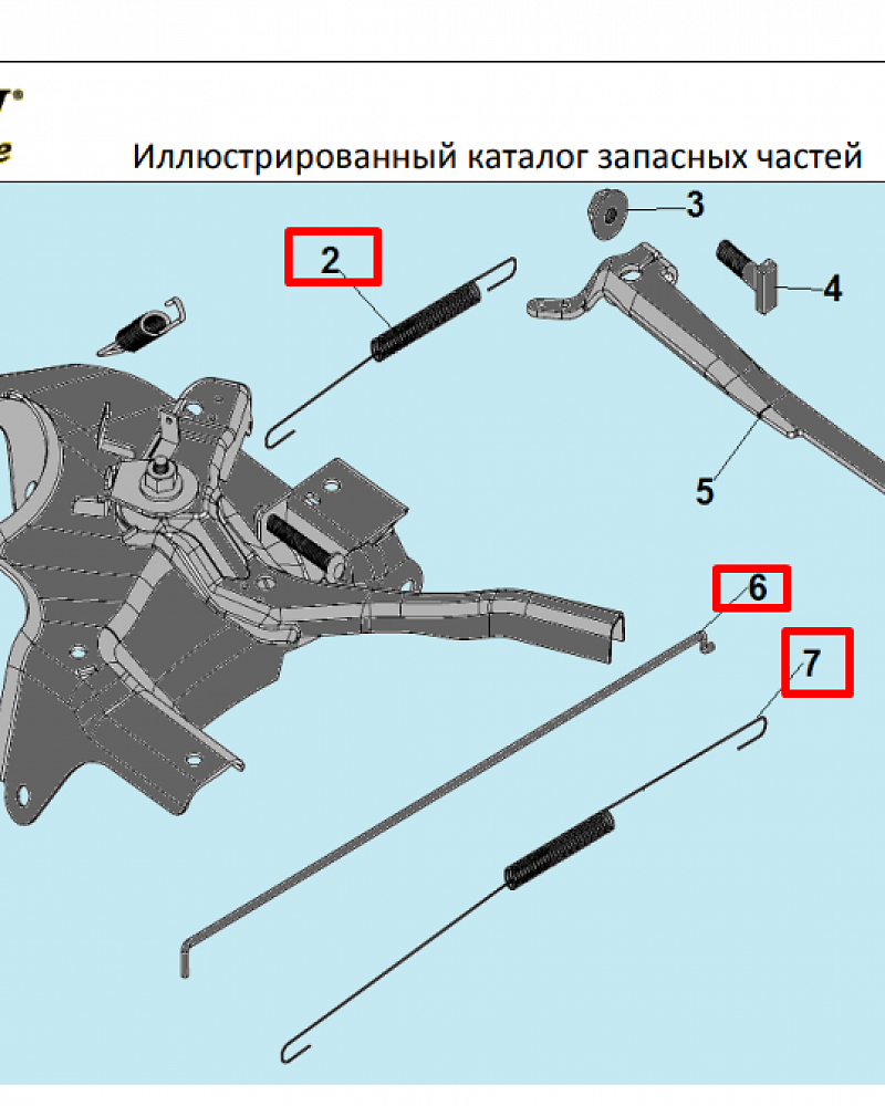 10 | ТЯГИ | Запчасти для мотопомпы чемпион | GHP40-2 до 2020 года обновленная |  