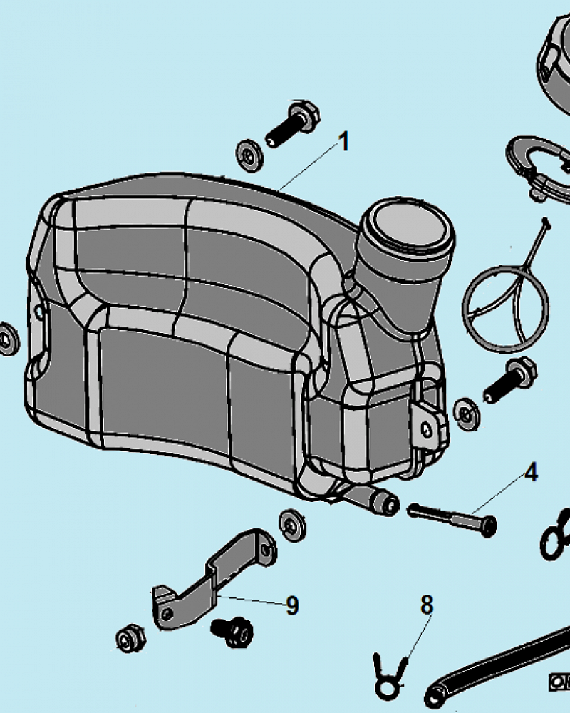 18 БАК ТОПЛИВНЫЙ МАШИНА ПОДМЕТАЛЬНАЯ CHAMPION GS5080  | ремонт | в СПБ