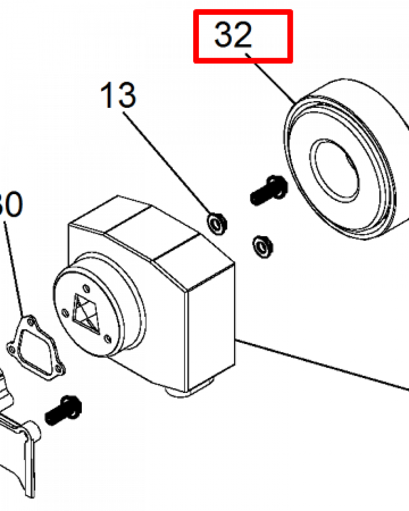 9 | ВОЗДУШНЫЙ ФИЛЬТР  | Запчасти для мотопомпы чемпион | GTP81E после 2019 года | (после s/n 23101900001  |  Поставка по России | Магазин-Сервис в СПБ |