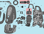 1 ШЛАНГ - ПИСТОЛЕТ МОЙКА CHAMPION HP6140  | ремонт | в СПБ