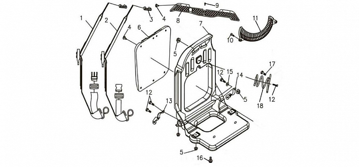 4 | РАМА | Запчасти для воздуходувки чемпион | GBR376 | обновлена с 2021  | Поставка по России | Сервис - Магазин |