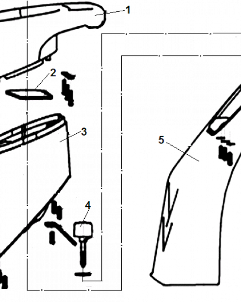 1 КОРПУС ИЗМЕЛЬЧИТЕЛЬ ЭЛЕКТРИЧЕСКИЙ CHAMPION SH250  | ремонт | в СПБ