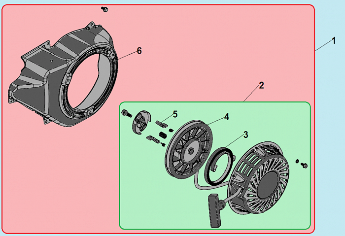 14 СТАРТЕР КУЛЬТИВАТОР CHAMPION ВС7714  | ремонт | в СПБ