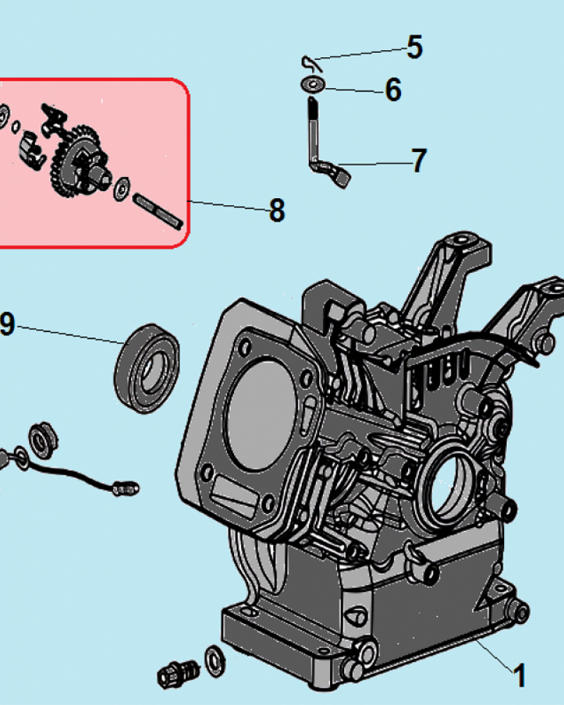 3 ЦИЛИНДР МОТОПОМПА CHAMPION GTP82  | ремонт | в СПБ