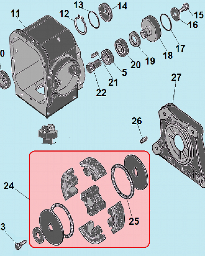 2 СЦЕПЛЕНИЕ - ДВИГАТЕЛЬ ВИБРОТРАМБОВКА CHAMPION TR72  | ремонт | в СПБ