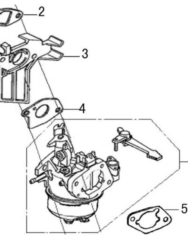 9  | КАРБЮРАТОР | Запчасти для виброплиты чемпион | PC6036F | Поставка по России | 