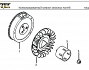 17 МАХОВИК | СНЕГОУБОРЩИК CHAMPION ST1376E |Запчасти по России | СПБ