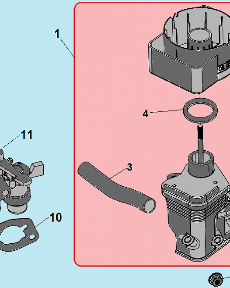 15 КАРБЮРАТОР КУЛЬТИВАТОР CHAMPION ВС7713  | ремонт | в СПБ
