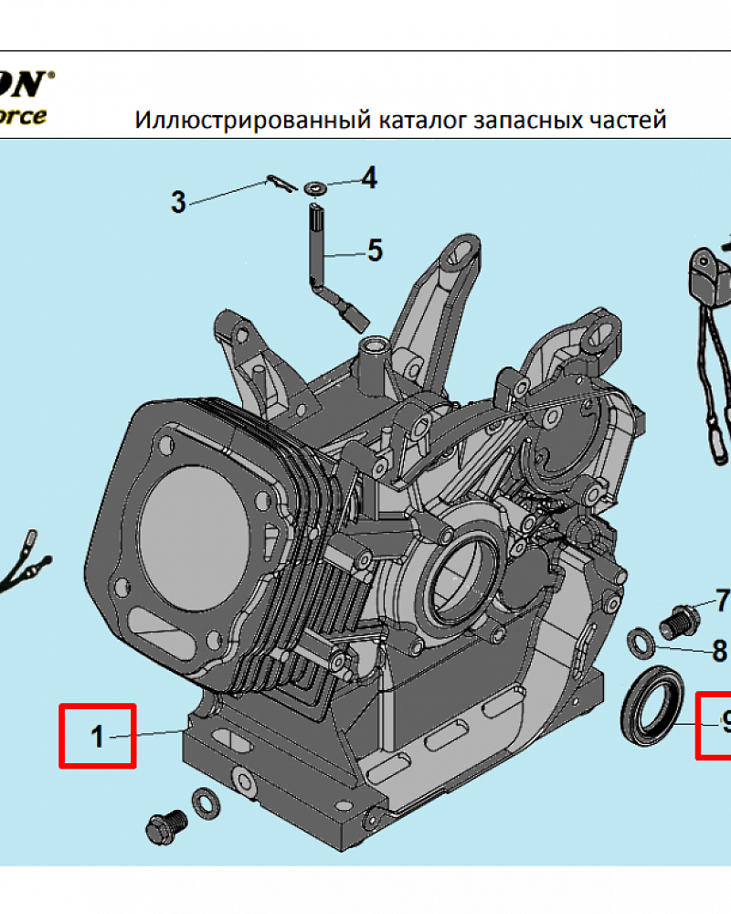 3 | ЦИЛИНДР | Запчасти для мотопомпы чемпион | GHP40-2 до 2020 года обновленная |  