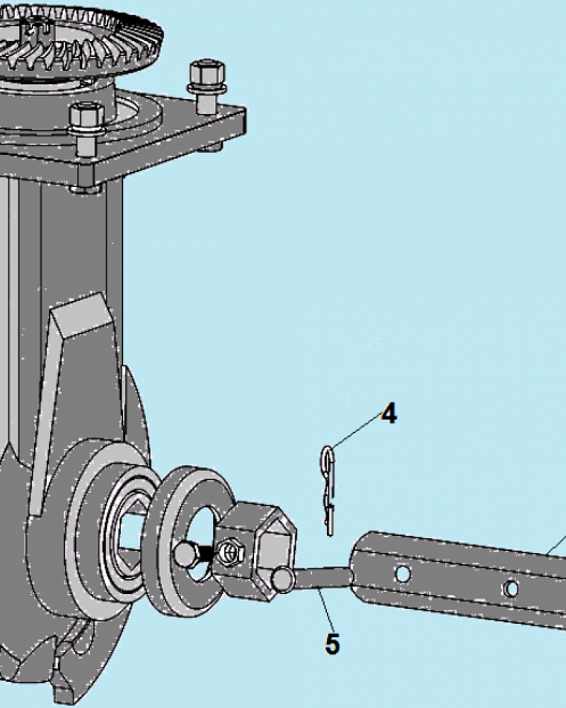 6 РЕДУКТОР - ШЕСТЕРНИ - ВАЛ МОТОБЛОК CHAMPION DC1163E  | ремонт | в СПБ