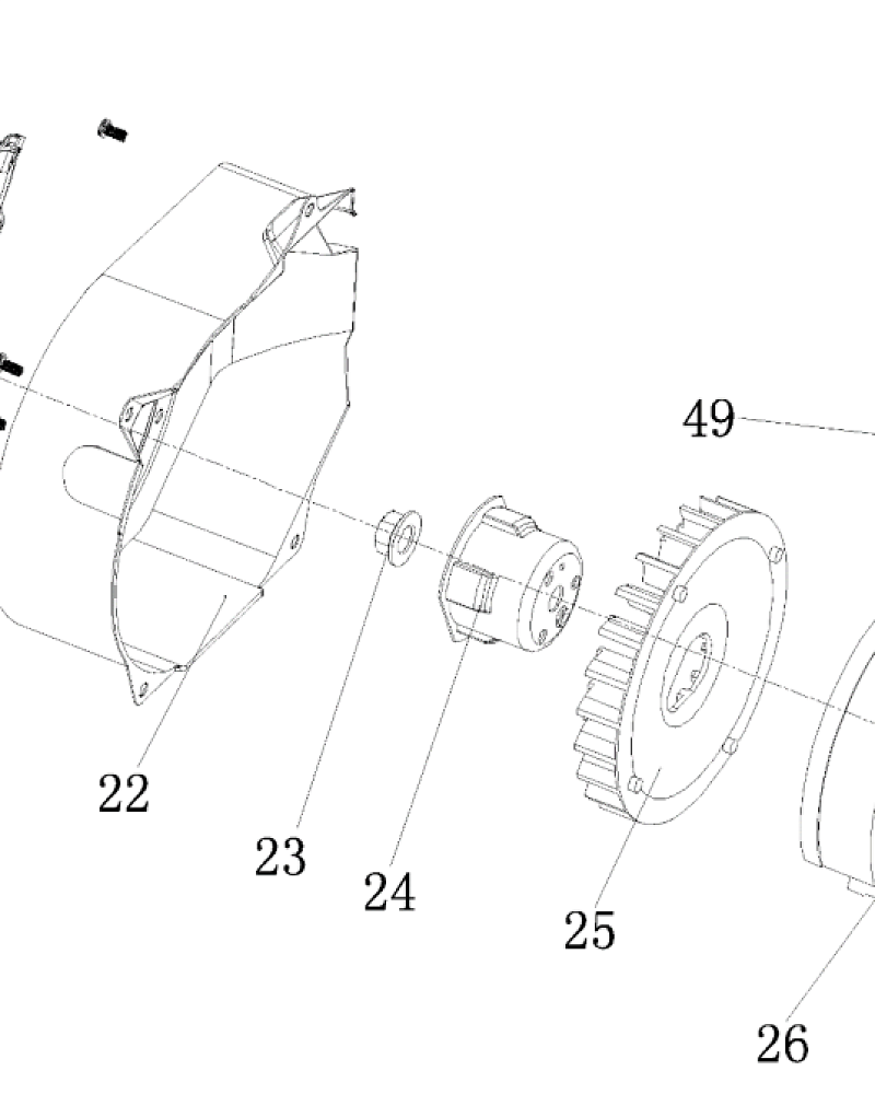 8  | Стартер - Магнето | Запчасти для генератора чемпион | GG3200EW  | Сервис - Магазин |