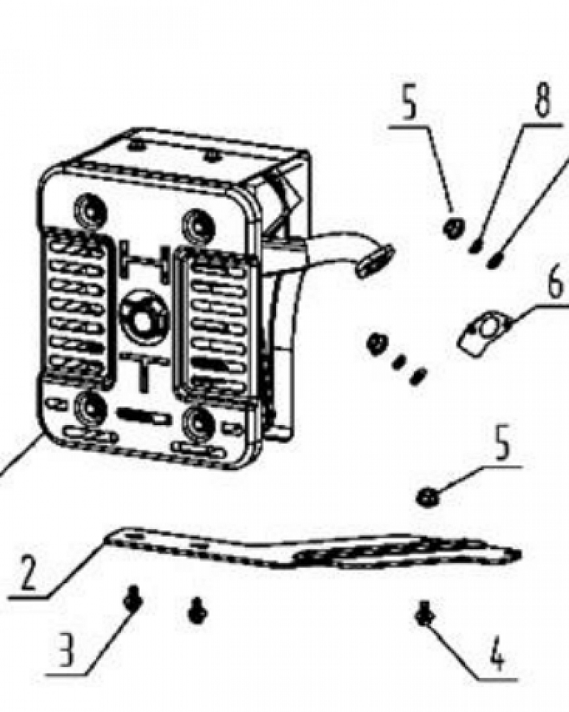 5  | Глушитель | Запчасти для генератора чемпион | GG3300 | обновлена с 12.11.2020 года  | Сервис - Магазин |