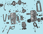 1 ШЛАНГ - ПИСТОЛЕТ МОЙКА CHAMPION HP5210  | ремонт | в СПБ