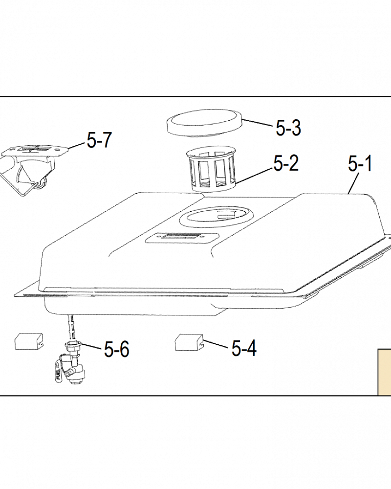 2  | Бак топливный  | Запчасти для генератора чемпион | IGG3200 | Сервис - Магазин |