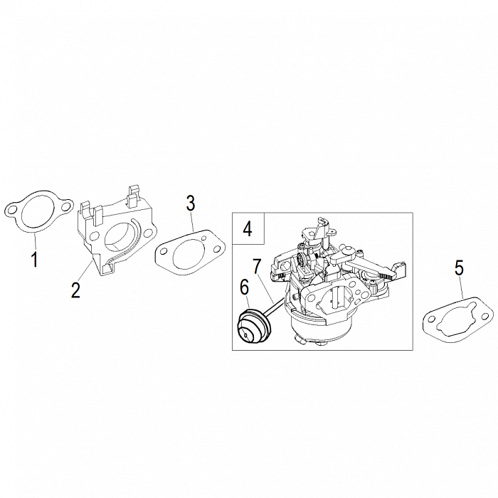 16 | КАРБЮРАТОР | Запчасти для снегоуборщика чемпион ST861 | Магазин-Сервис в СПБ |