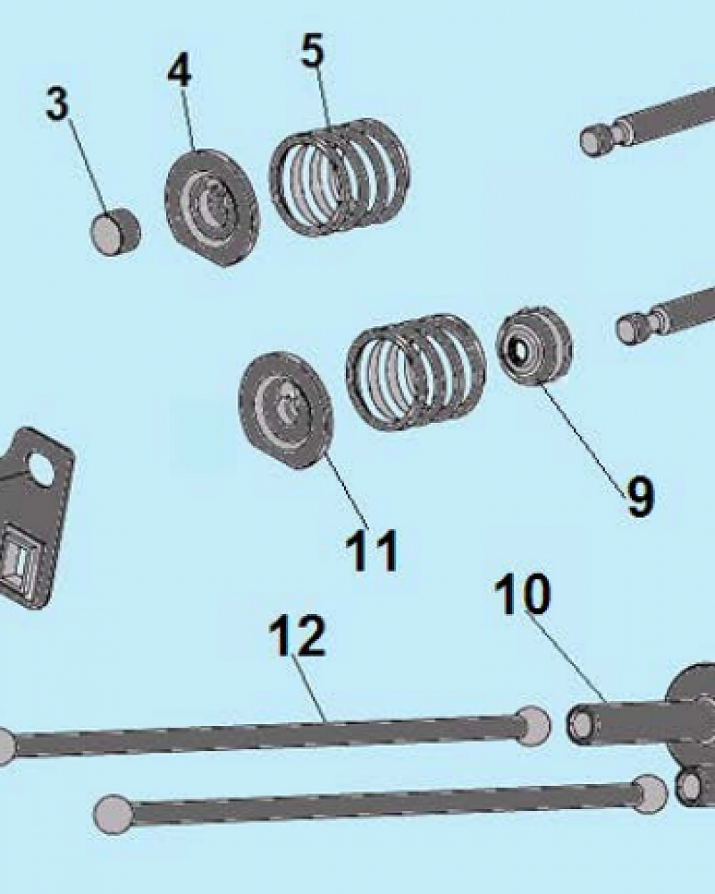 7 КЛАПАНА МОТОПОМПА CHAMPION GP55  | ремонт | в СПБ