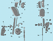 3 ТЯГИ МАШИНА ПОДМЕТАЛЬНАЯ CHAMPION GS50100  | ремонт | в СПБ