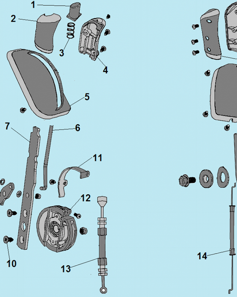3 ТЯГИ МАШИНА ПОДМЕТАЛЬНАЯ CHAMPION GS50100  | ремонт | в СПБ